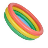 Colorful 3-ring pool