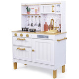 Wooden Play Kitchen with Cookware - 7275 - Kiddy Zone