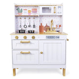 Wooden Play Kitchen with Cookware - 7275 - Kiddy Zone