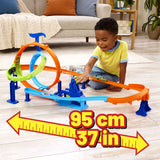 HW Stunt Tracks Double Loop Smash - Kiddy Zone