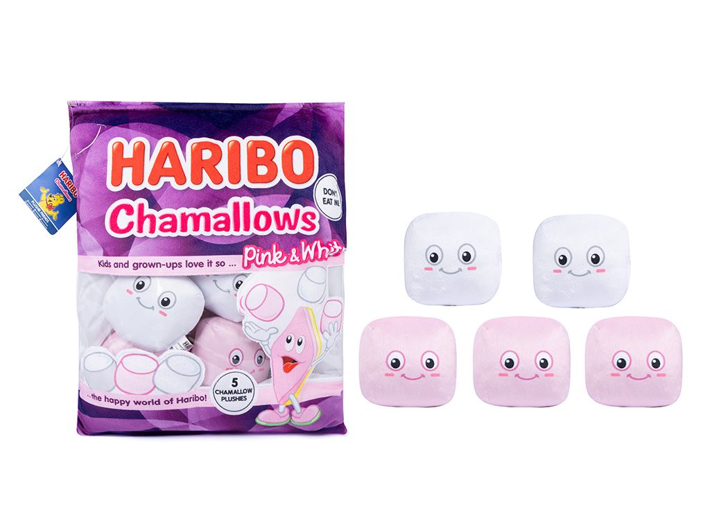HARIBO PLUSH SNACK BAG - LARGE-CHAMALLOWS