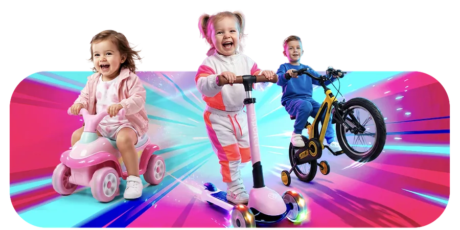 Bicycle, Scooters and Trikes
