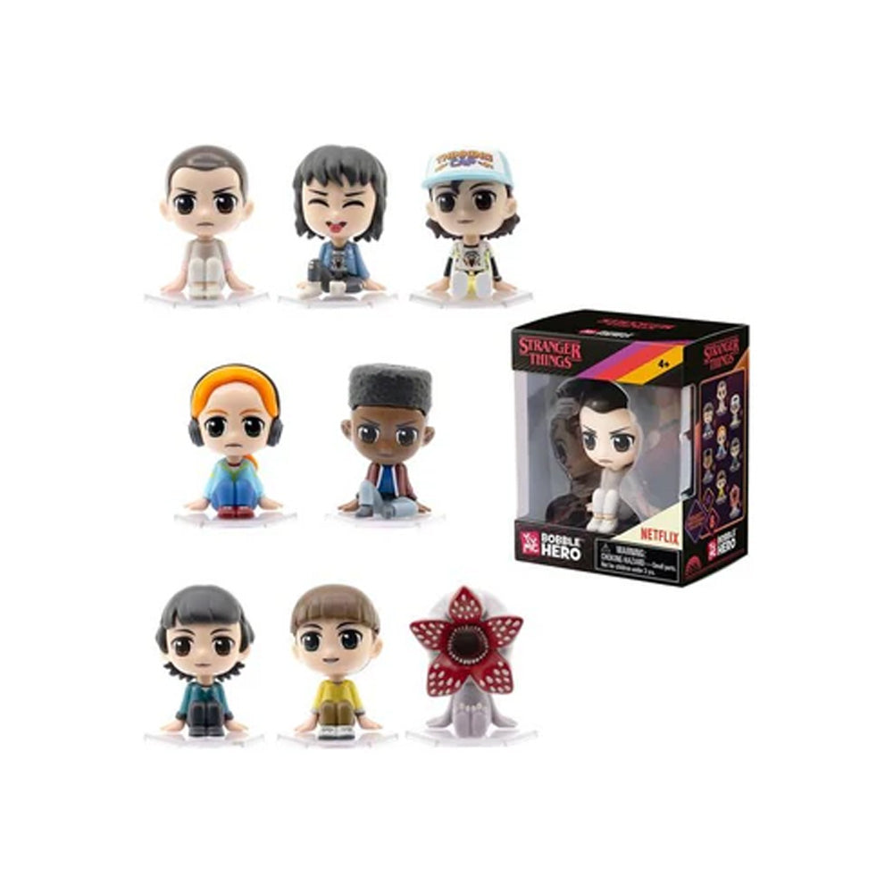 STRANGER THINGS BOBBLE HERO 7CM 8ASST