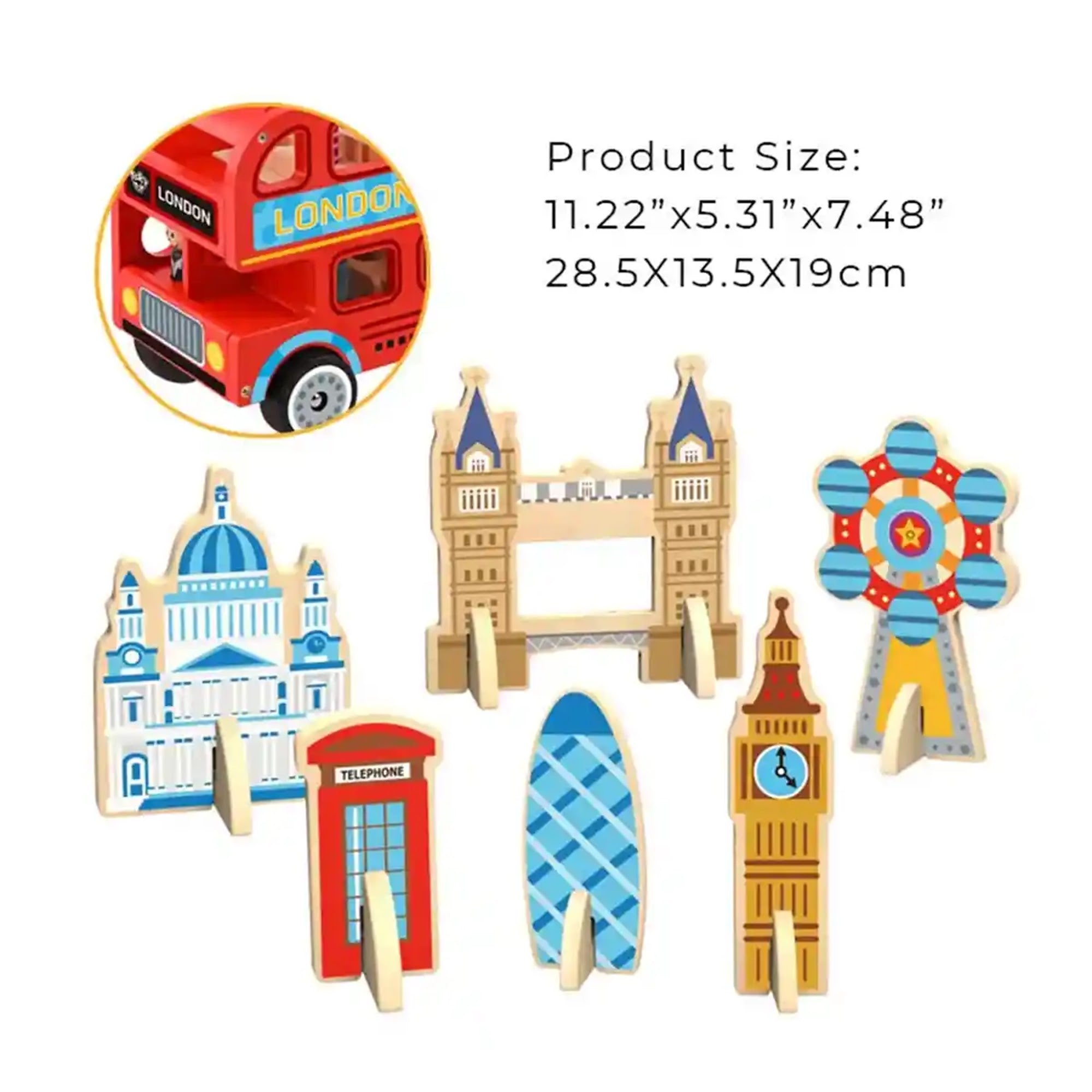 Tooky Toy London Bus - Kiddy Zone