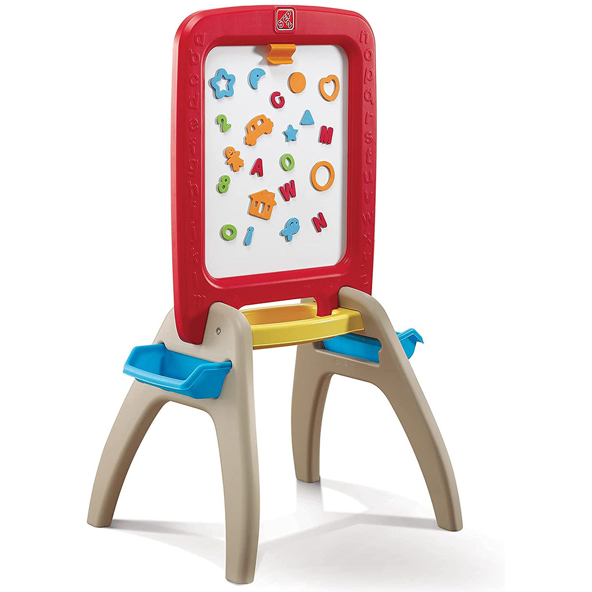 ALL AROUND EASEL FOR TWO (RED) - Kiddy Zone