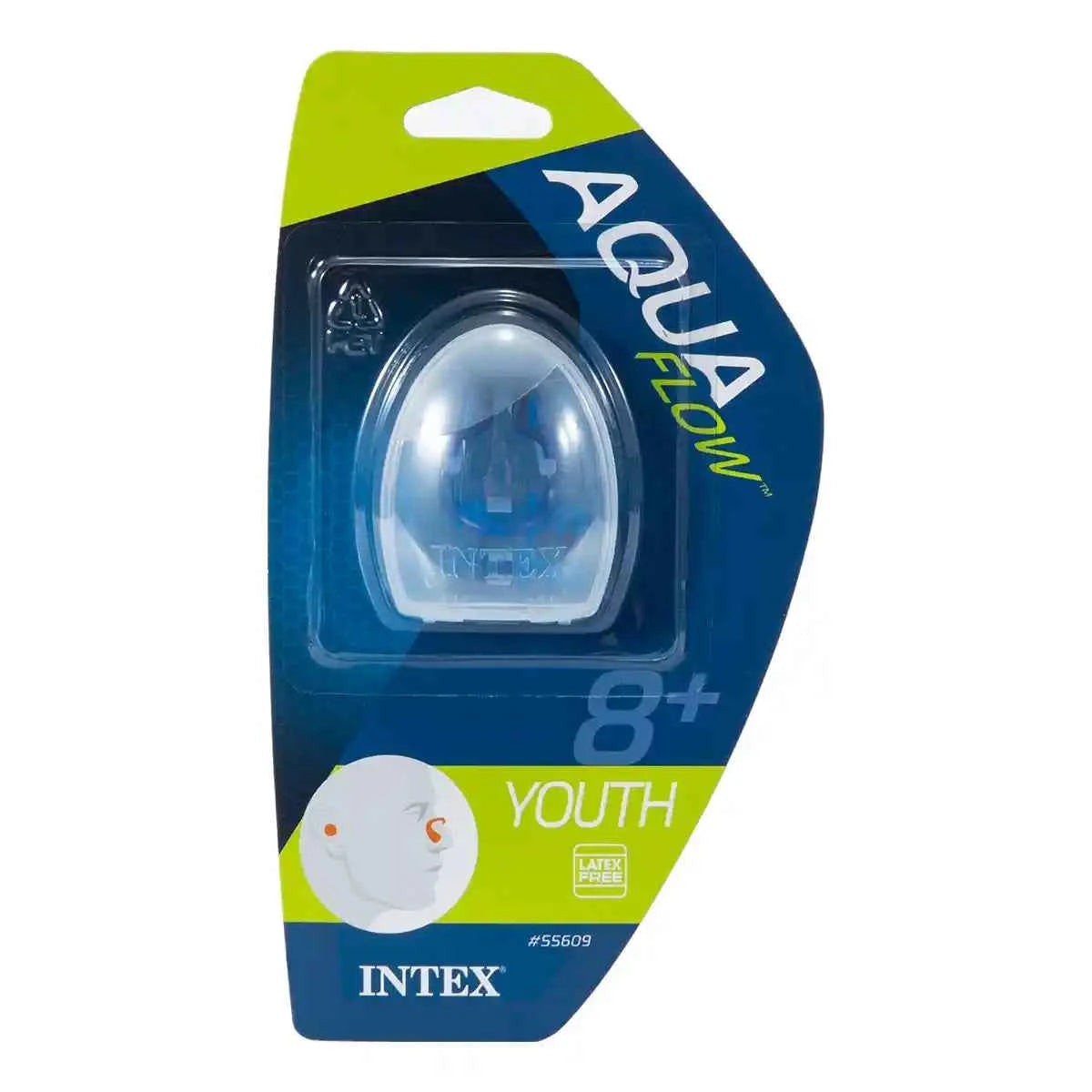 Intex Ear Plugs & Nose Clip Combo Set, 1 Pair Plug, 1pc Clip & Case, Ages 8+ 42155609 - Kiddy Zone