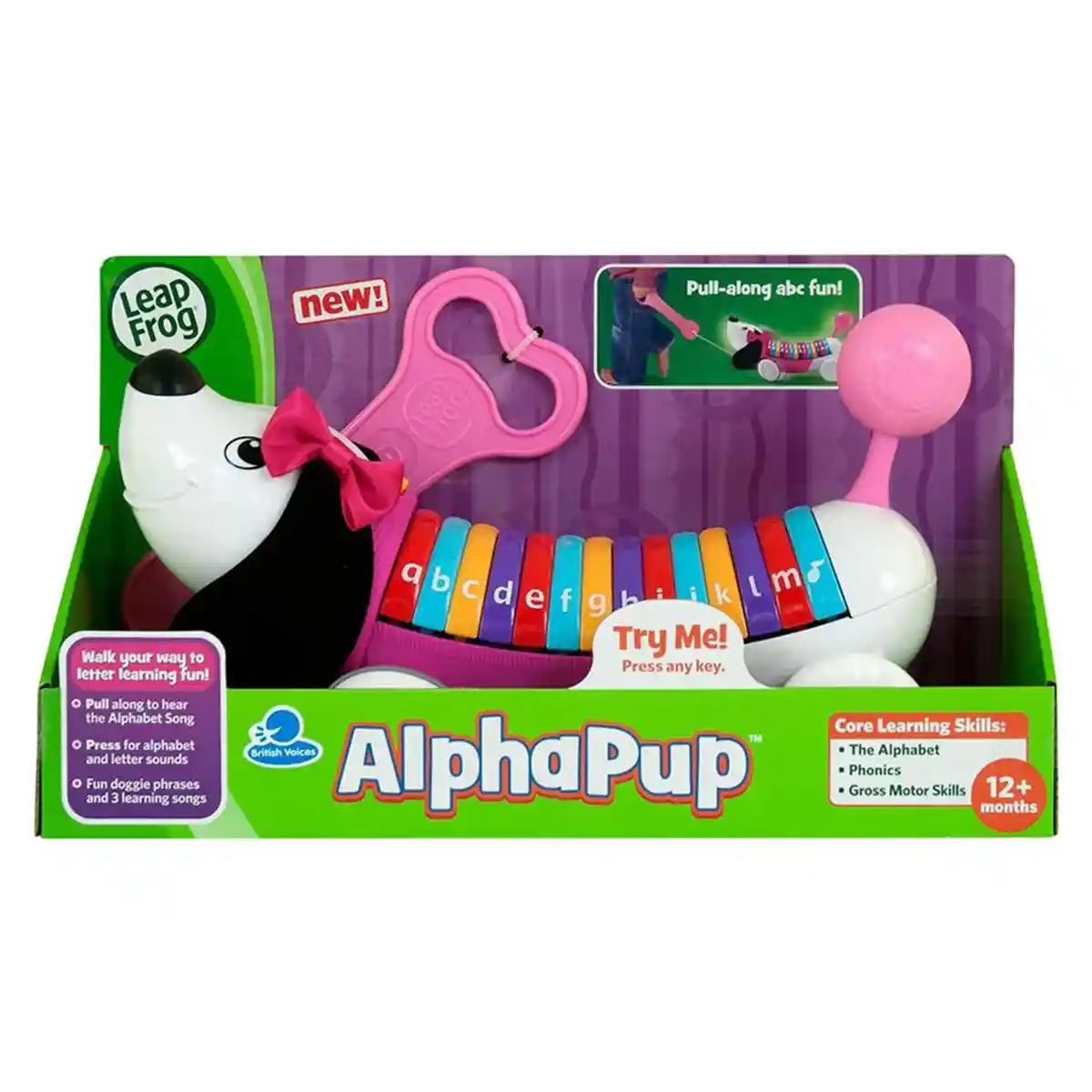 Leapfrog Alpha Pup (Pink) - Kiddy Zone