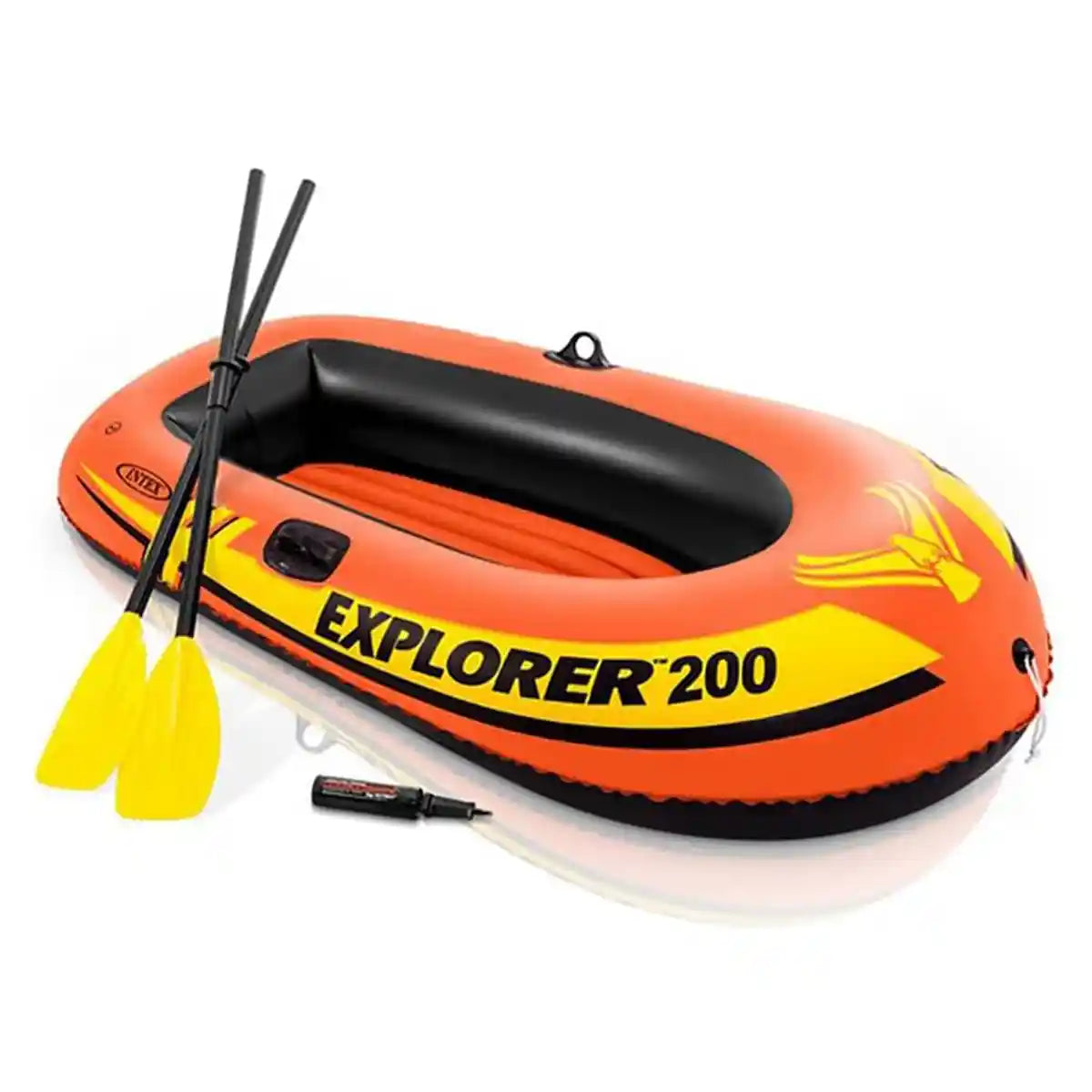 Intex Explorer 200 Boat Set (58330np, 59623, 69613), Ages 6+