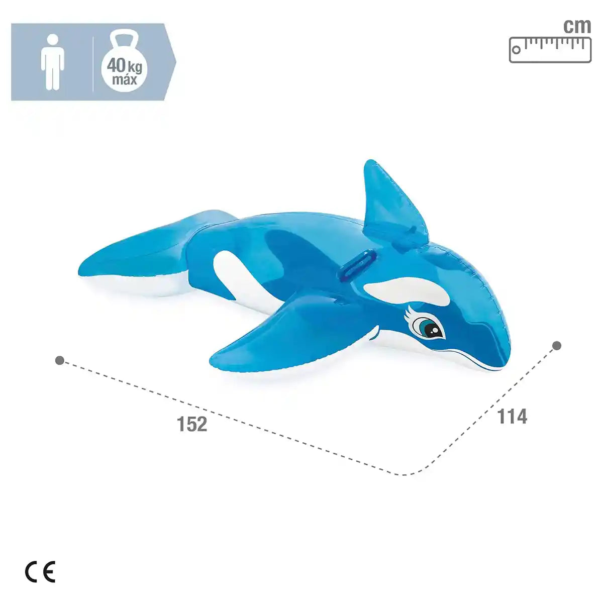 Intex Lil' Whale Ride-On, Ages 3+