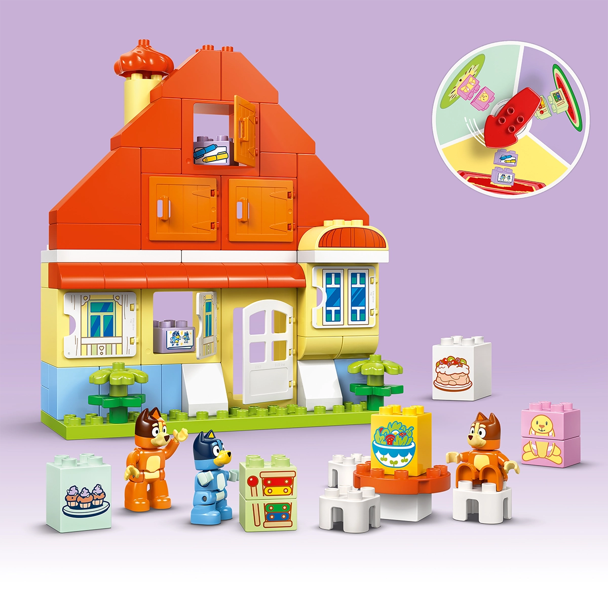 LEGO-DUPLO Bluey 10459 Bluey's Family House with Memory Game 3Yrs+