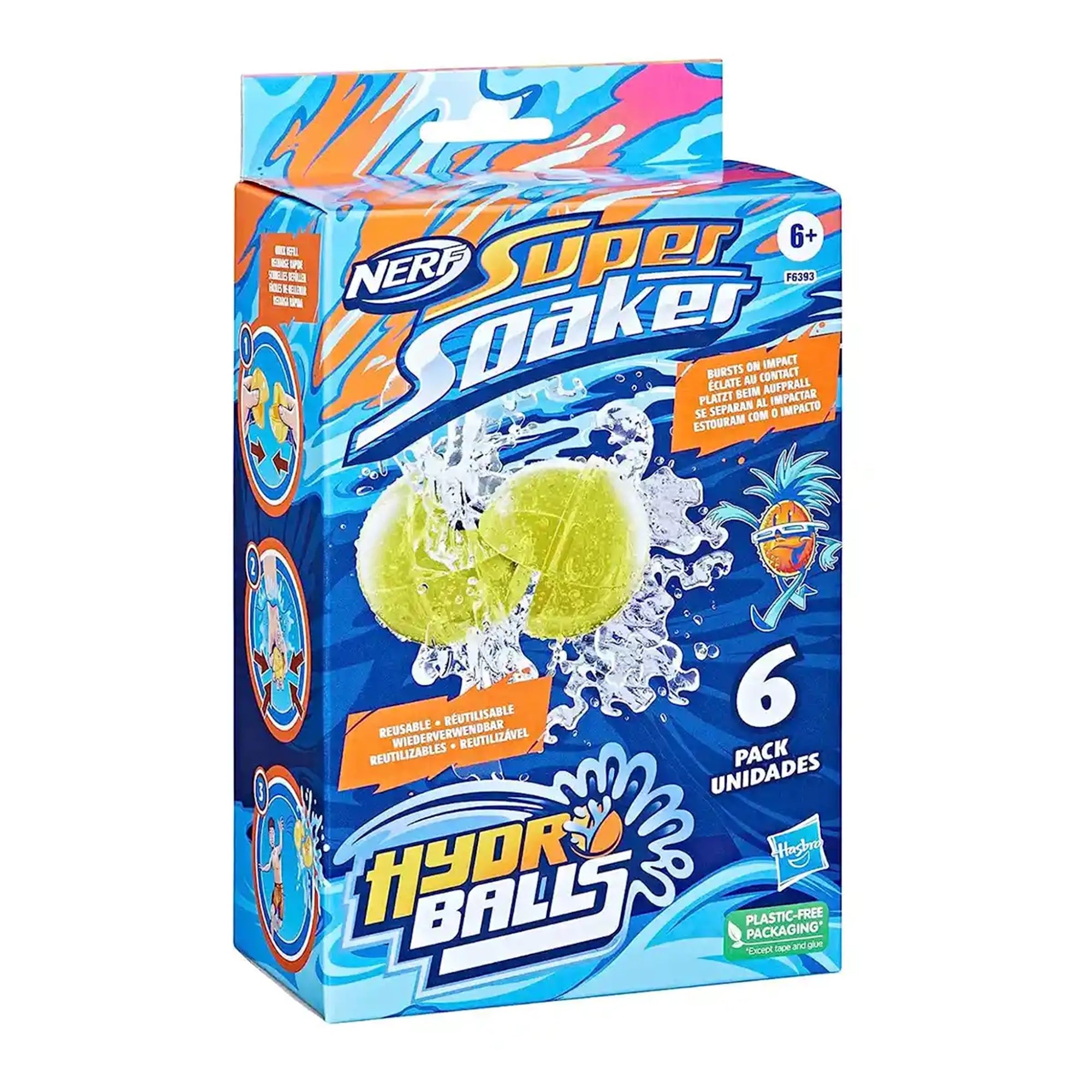 Nerf Super soaker Hydro Balls 6-Pack - Kiddy Zone