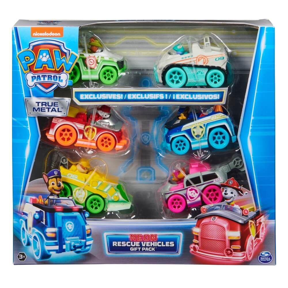 Paw Patrol Die-Cast Metal Neon Gift Pack