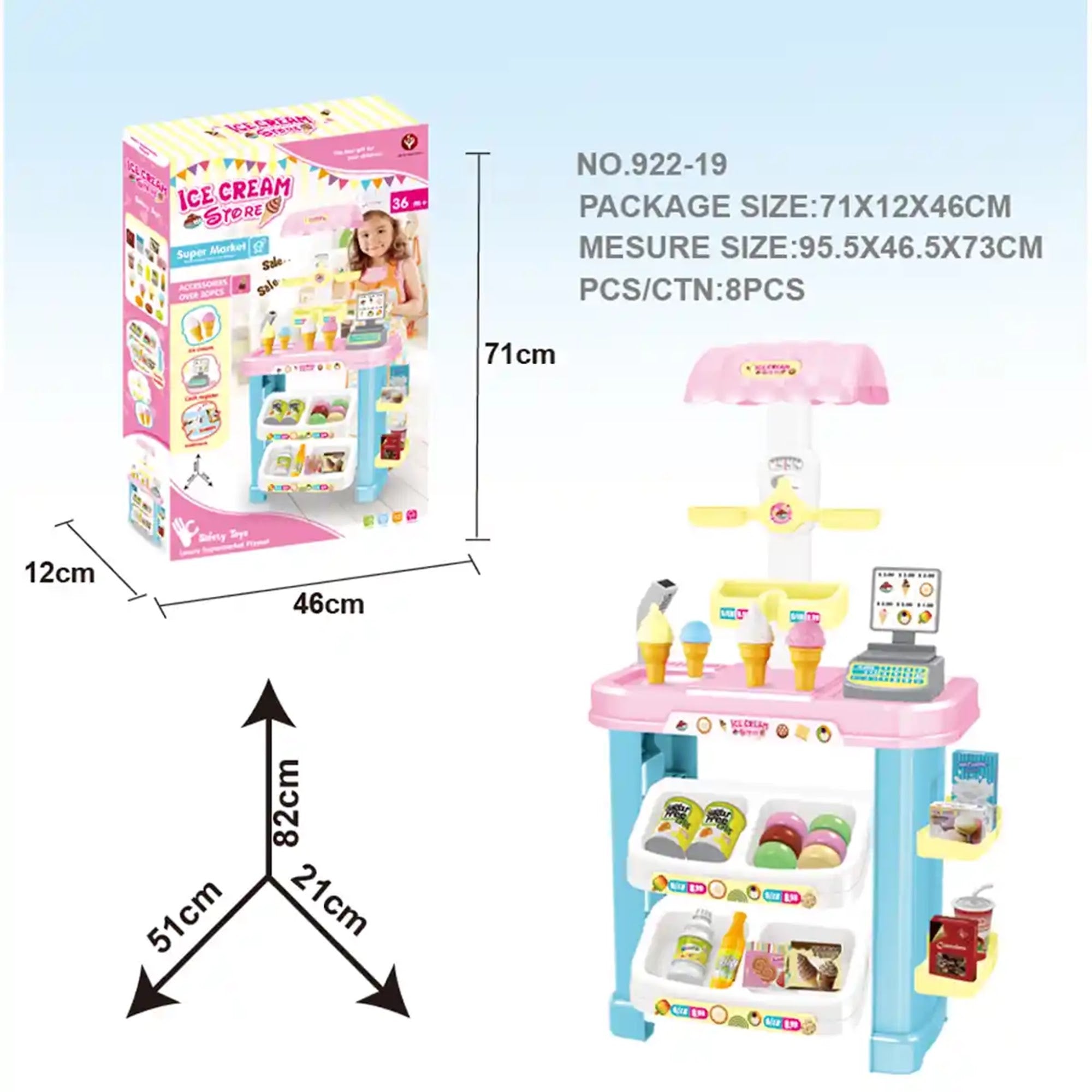 ICE CREAM SET - Kiddy Zone