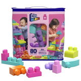 Mb First Builders Big Building Bag (80 Pcs) Pink