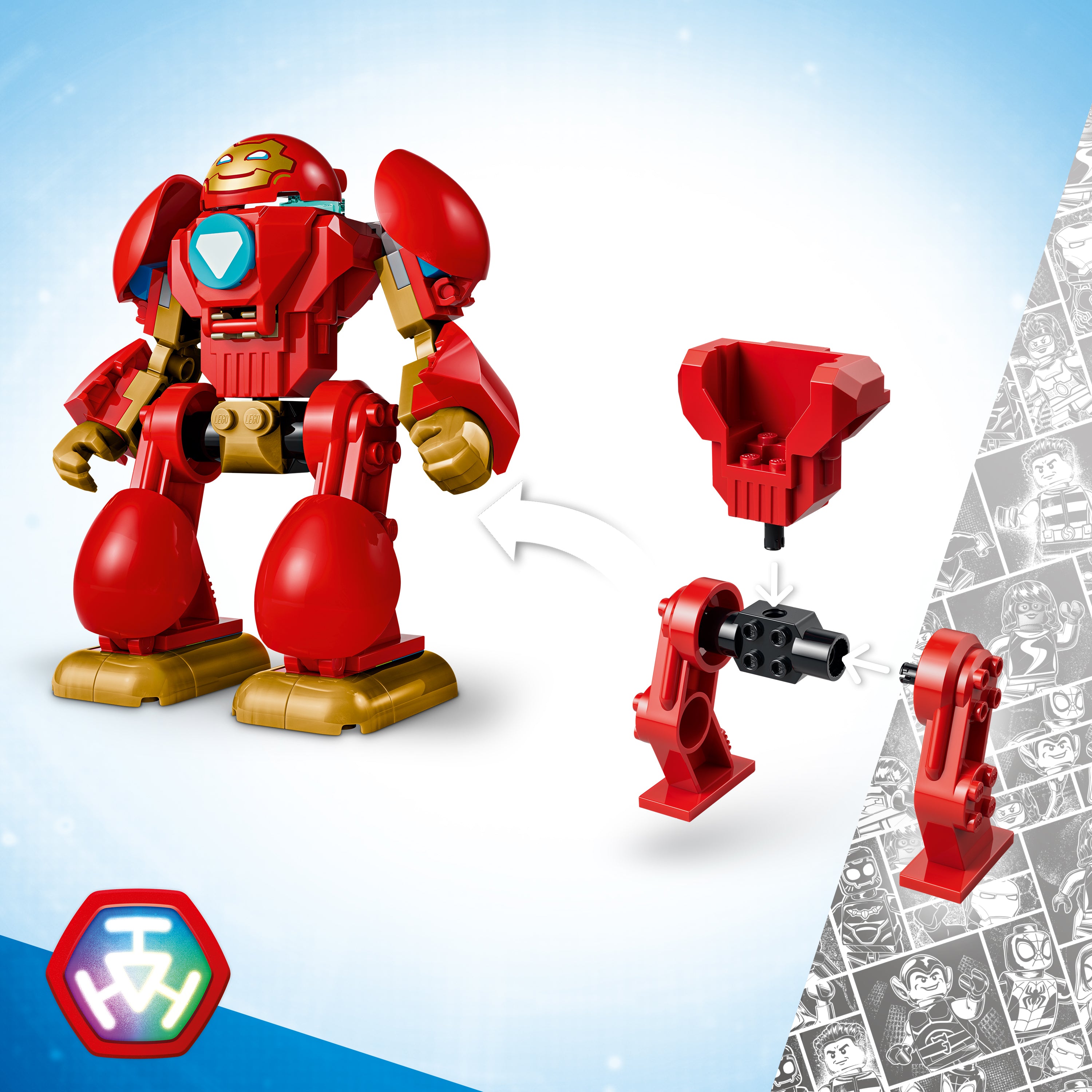 LEGO Disney Junior Marvel 11209 Ultron vs. Iron Man V29 4+