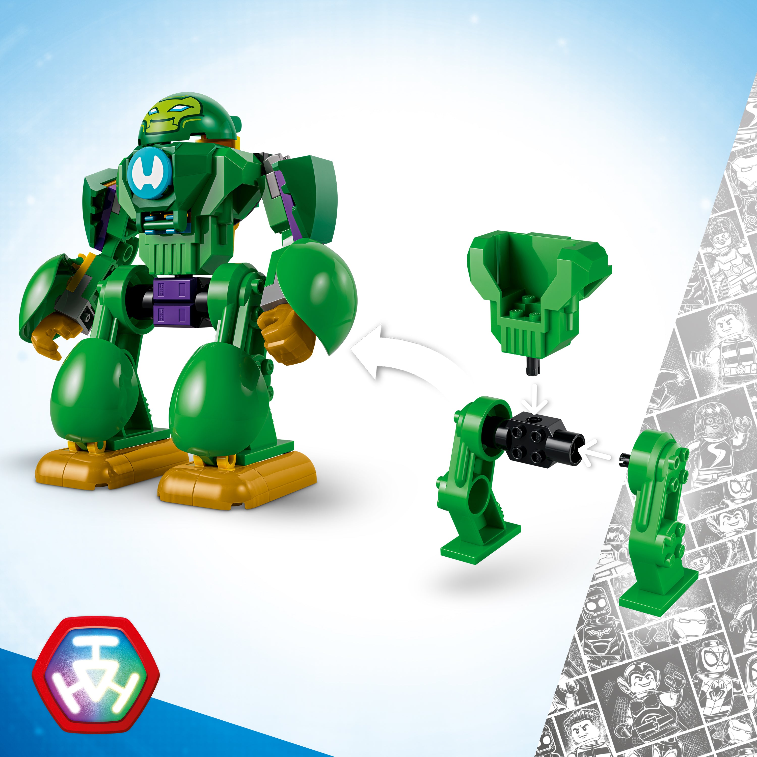 LEGO Disney Junior Marvel 11211 Loki vs. Team Iron Man V29 4+