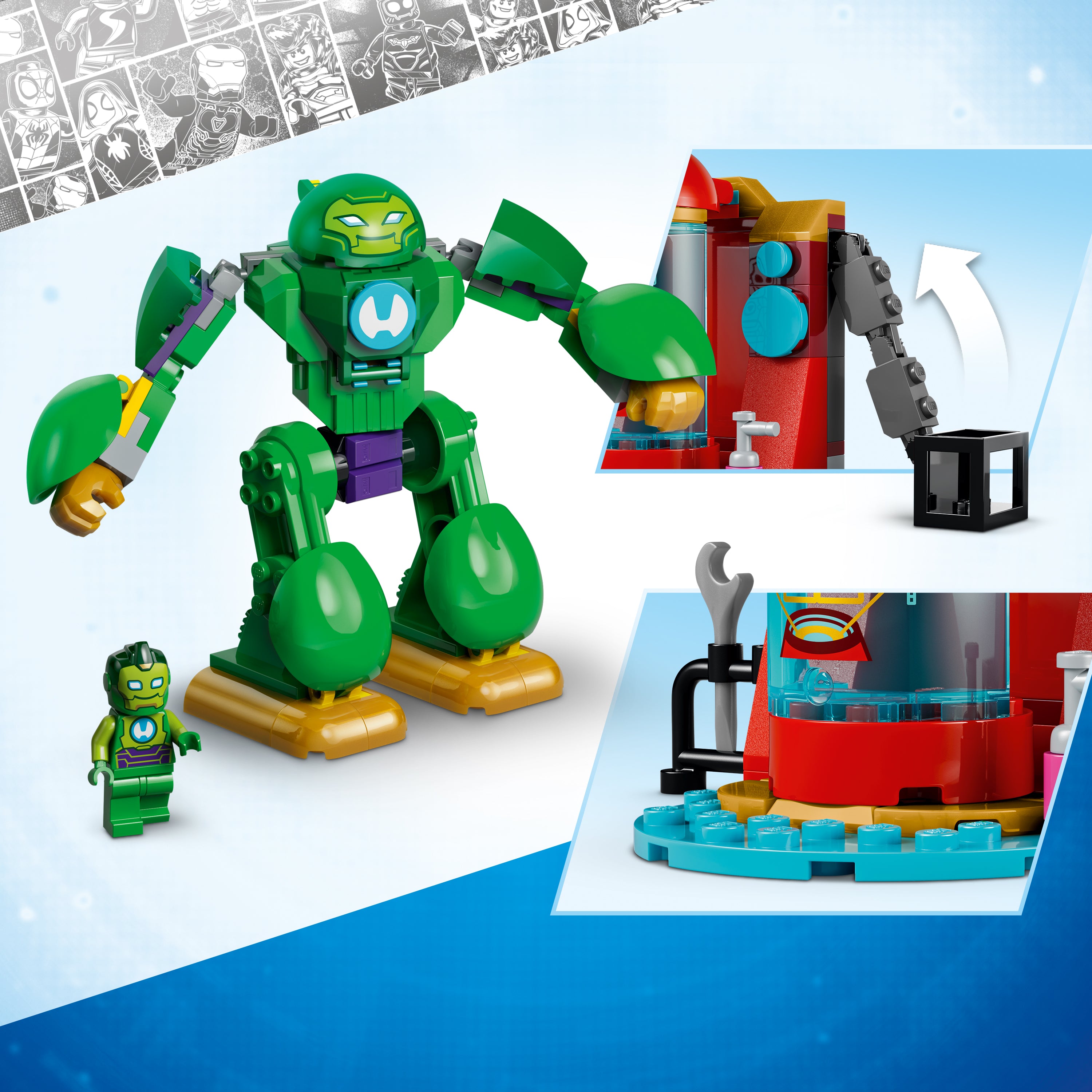 LEGO Disney Junior Marvel 11211 Loki vs. Team Iron Man V29 4+