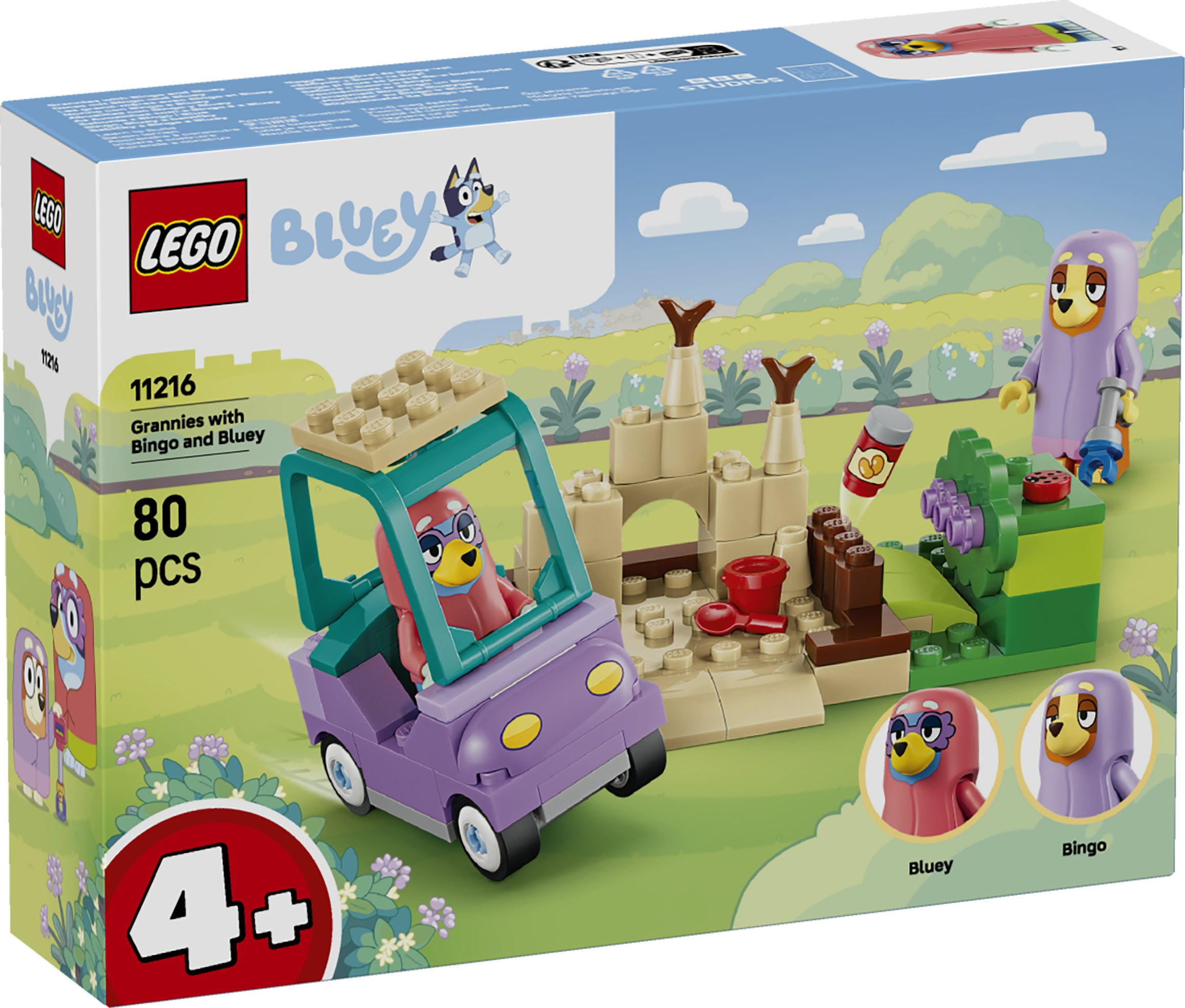 LEGO Bluey 11216 Grannies with Bingo and Bluey V29 4+