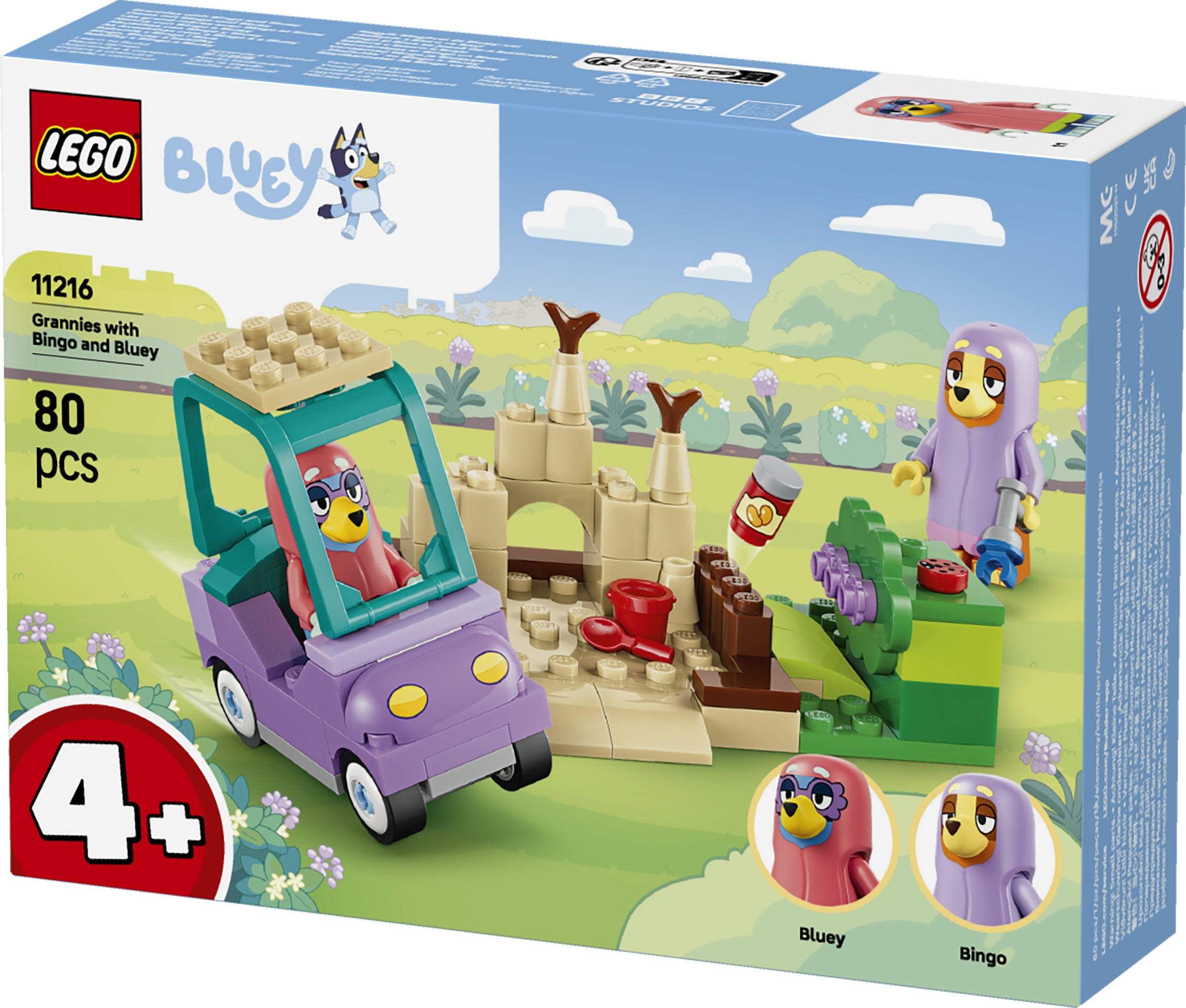 LEGO Bluey 11216 Grannies with Bingo and Bluey V29 4+