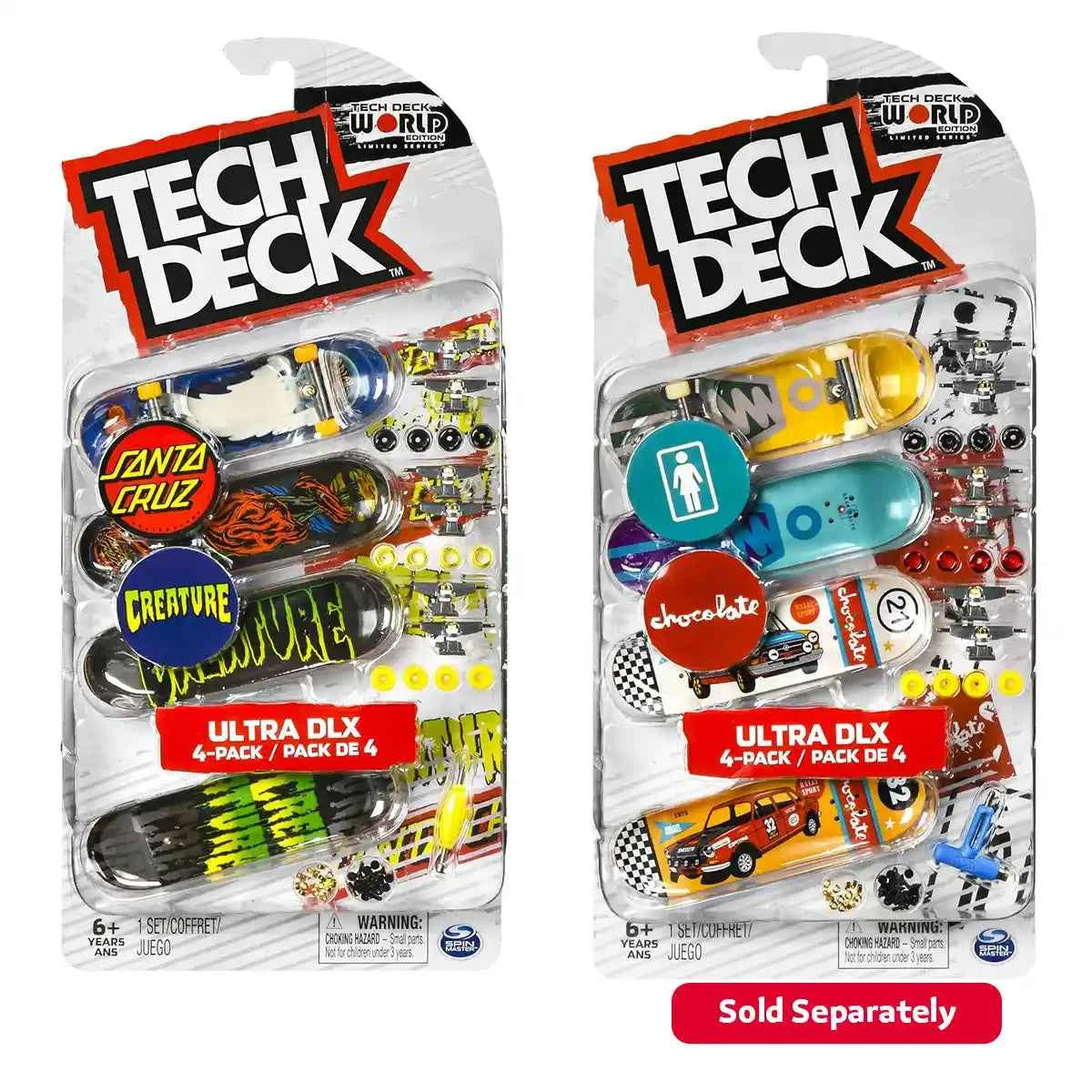 Tech Deck 4-Pack Multipack Asst. - Kiddy Zone