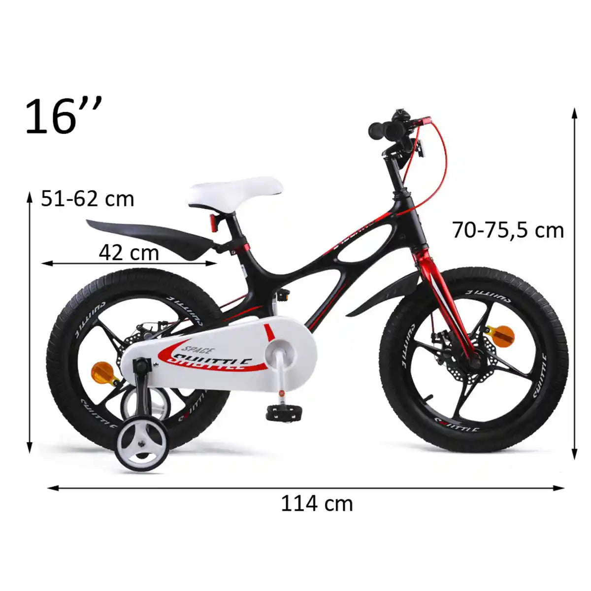 RB Space Shuttle 16 Inch White