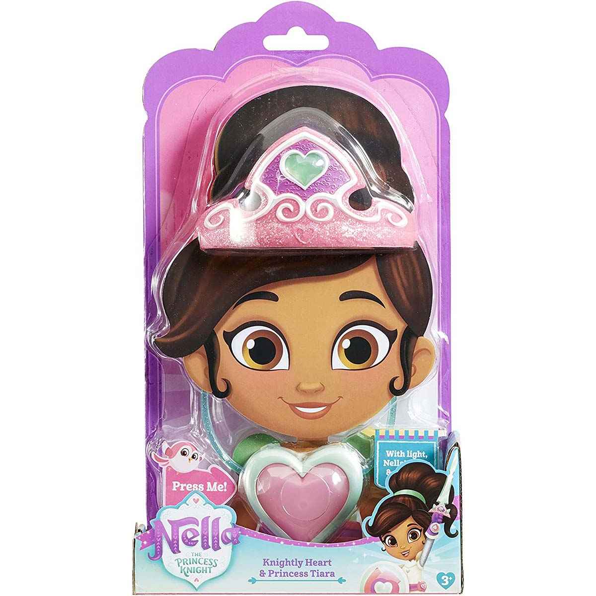 Nella The Princess Knight Be Nella Heart Pendant & Tiara - Kiddy Zone
