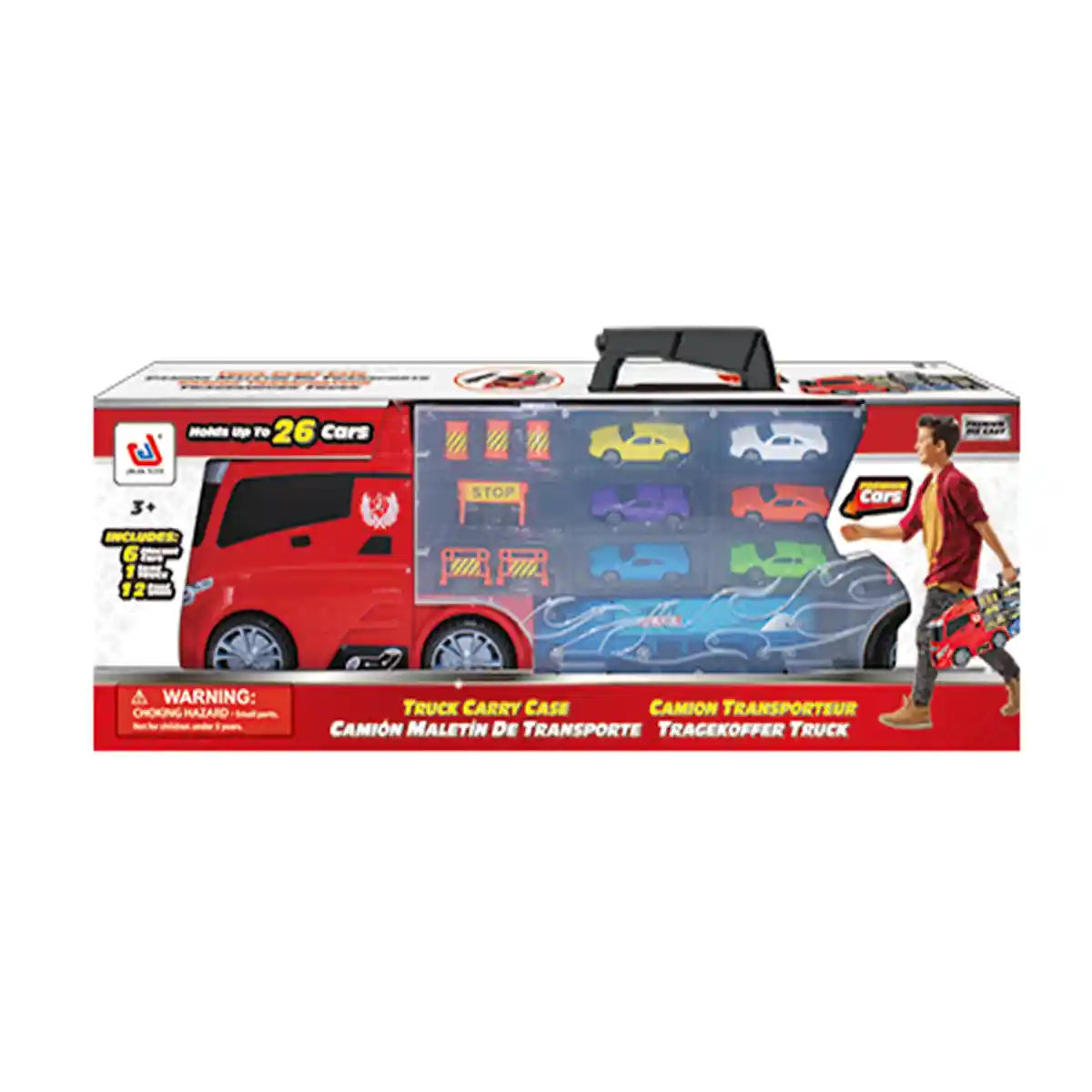 Jinjia Flat (Large Head) Simulation Alloy Container Truck