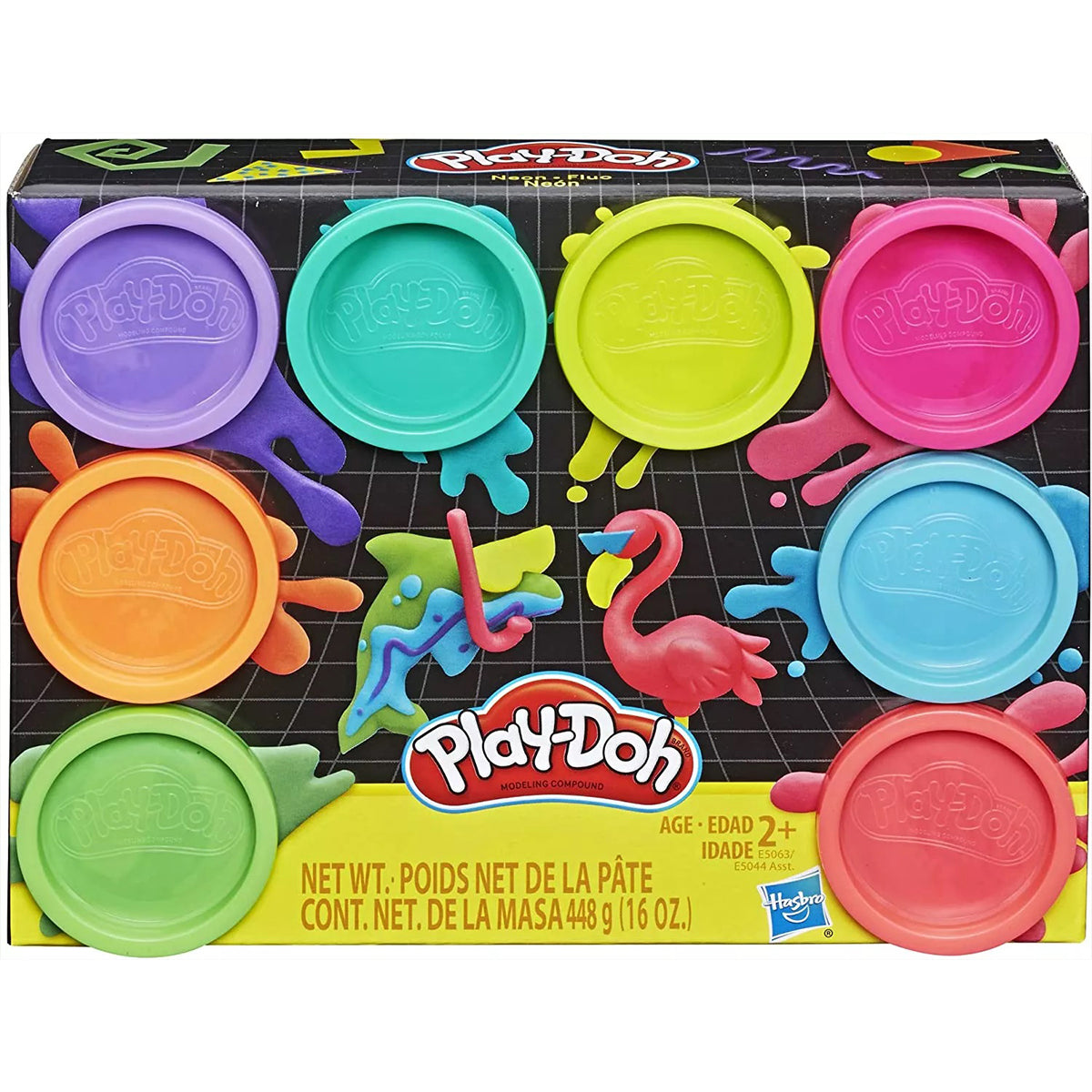 Playdoh 8 Pack Neon