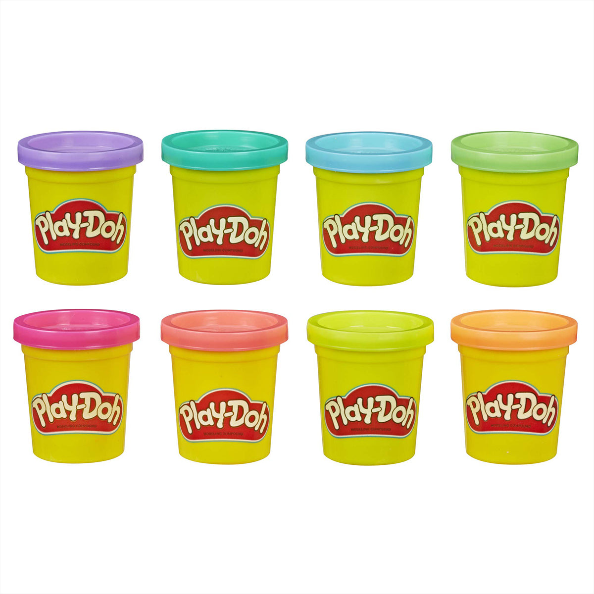 Playdoh 8 Pack Neon