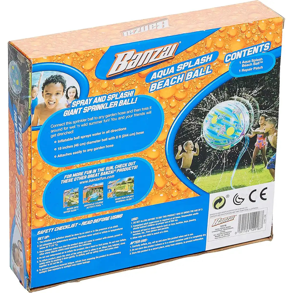 Aqua Splash Beach Ball - Kiddy Zone