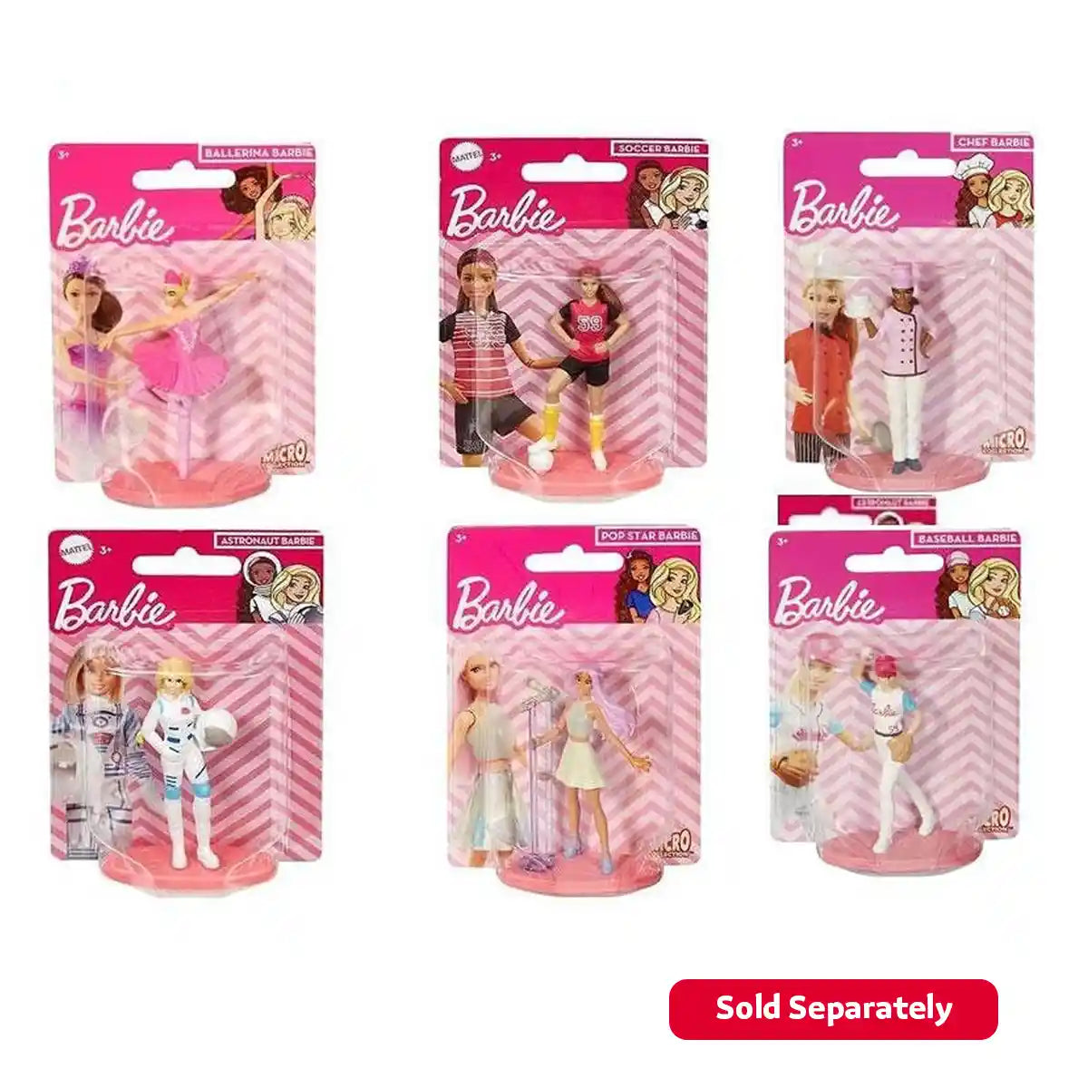 Barbie Roulette Mini Figures W