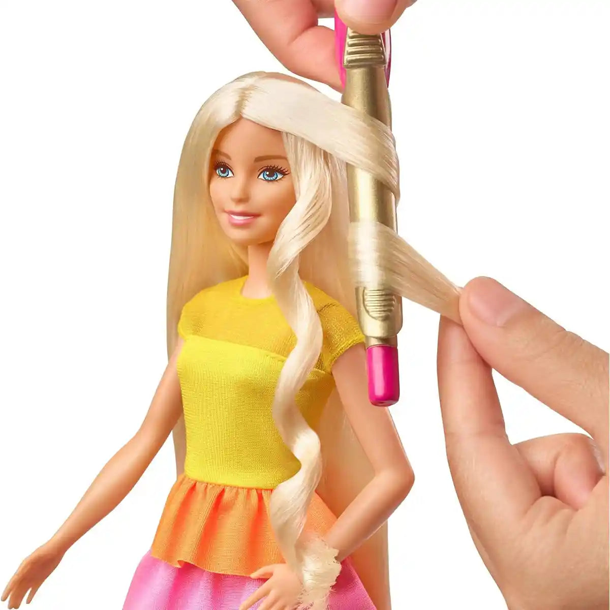 Barbie Ultimate Curls Doll Blonde with Curling Iron and Accessories - Kiddy Zone