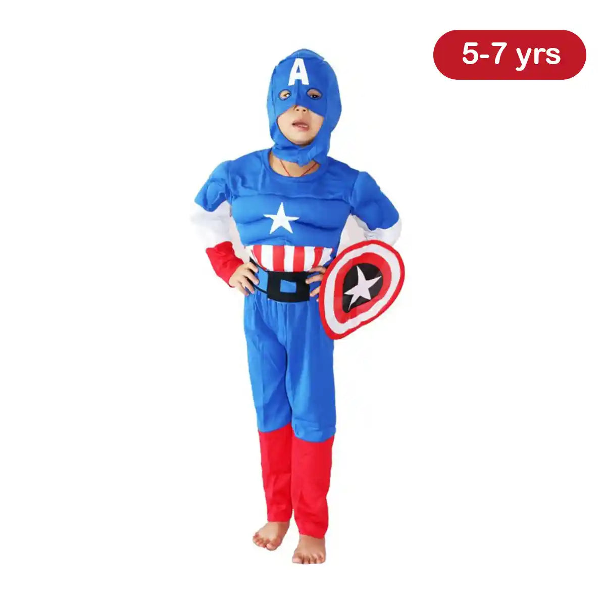 Muscle Captain America 125CM - Shiine-241 (5-7yrs old)