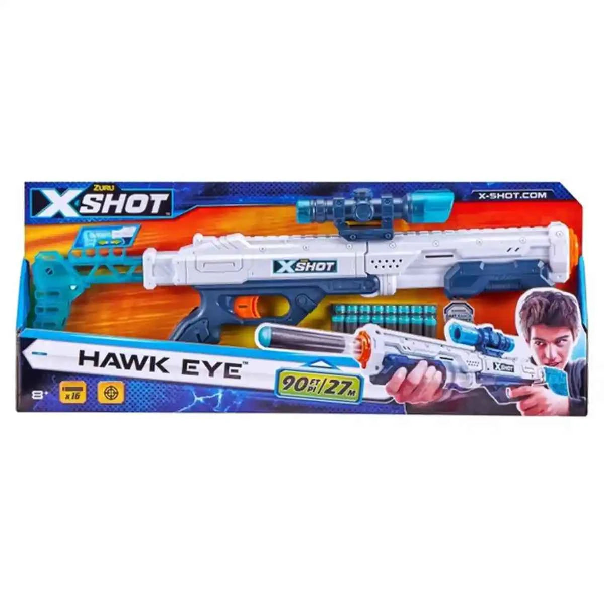 X-SHOT-Excel-Hawk Eye (16Darts)