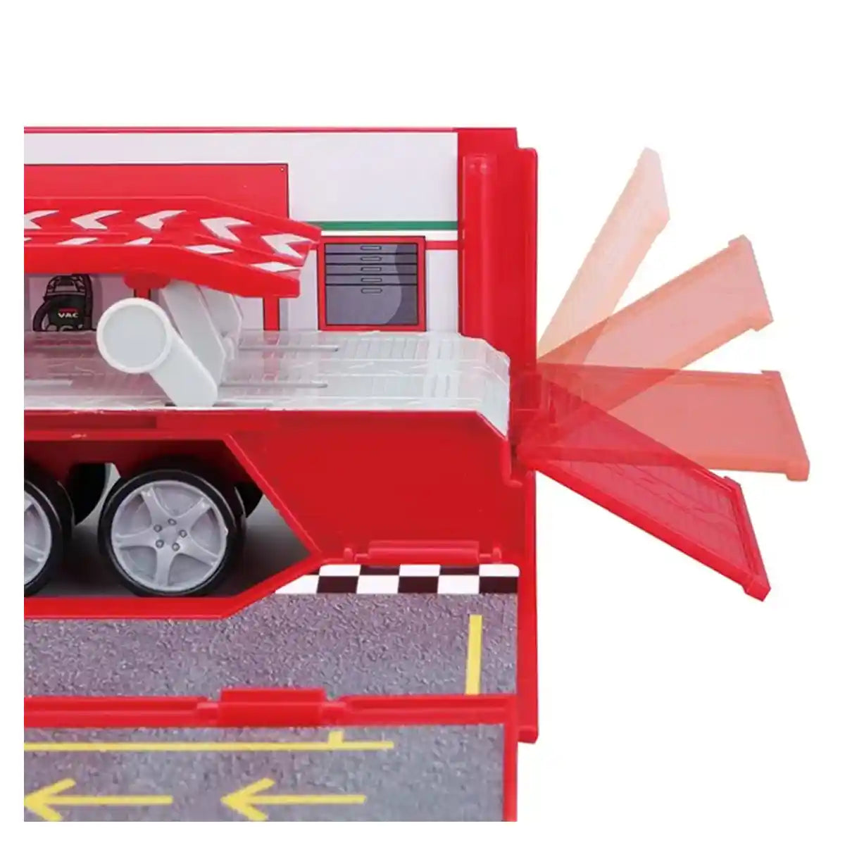 Maisto - Fresh Metal Ferrari Evolution Hauler - Red