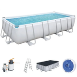 Bestway Pool Set Rectangular 549x274x122
