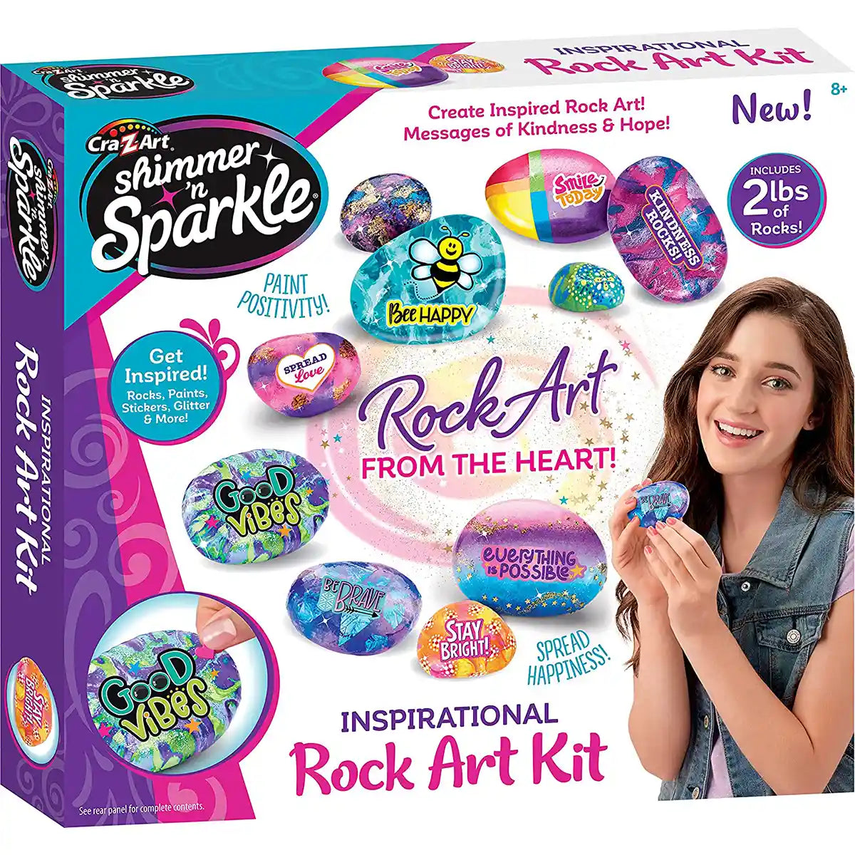 Shimmer N Sparkle Inspirational Rock Art