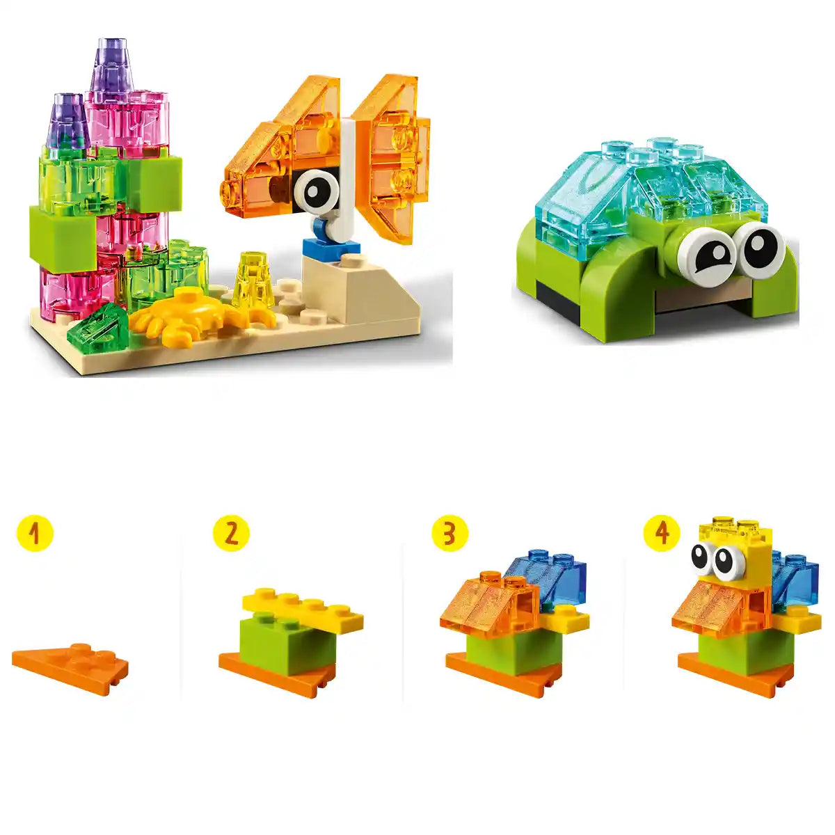 LEGO 11013 CREATIVE TRANSPARENT BRICKS 41011013