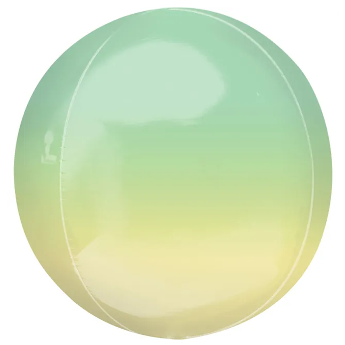 G20 YELLOW &amp; GREEN OMBRE ORBZ FOIL BALLOON - Kiddy Zone