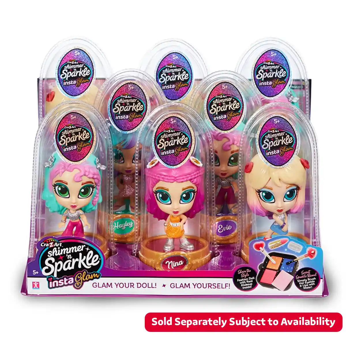 Shimmer n Sparkle InstaGlam Makeup Dolls