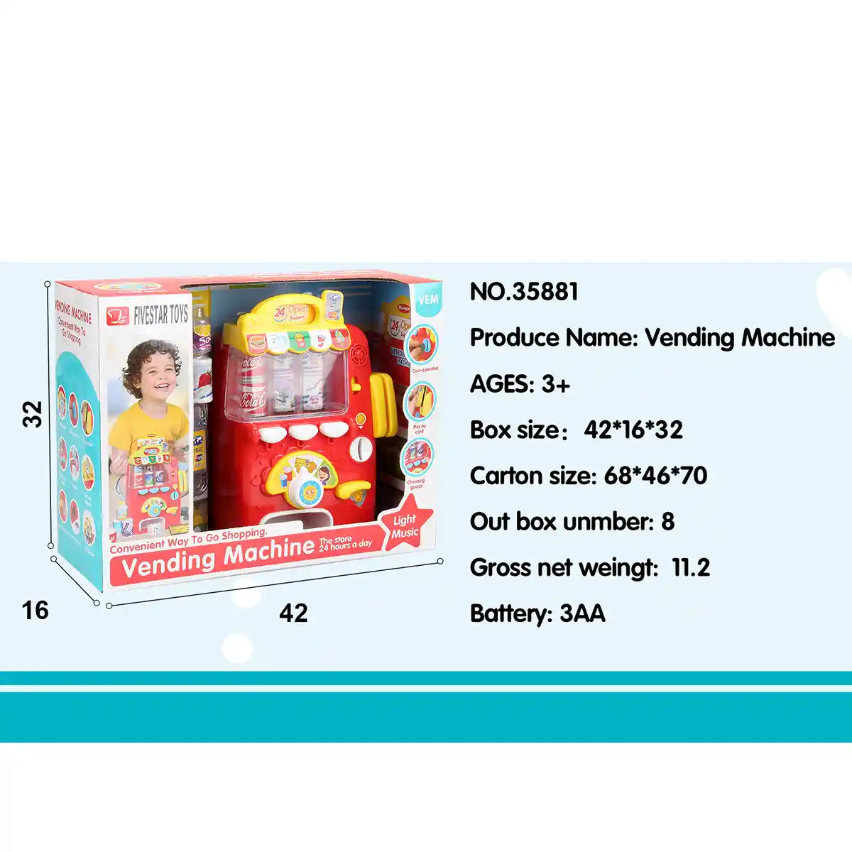 Fivestar Vending Machine 3yrs+