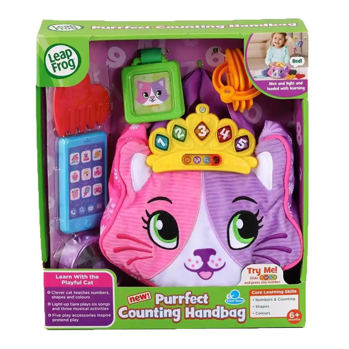 Leapforg Purrfect Counting Handbag - Kiddy Zone