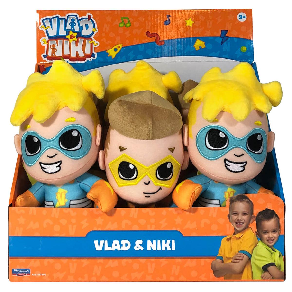 Vlad & Niki Plush 9" Asst. 2 CDU - Kiddy Zone