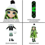 Rainbow High Fashion Winter Break Doll- Jade Hunter (Green)