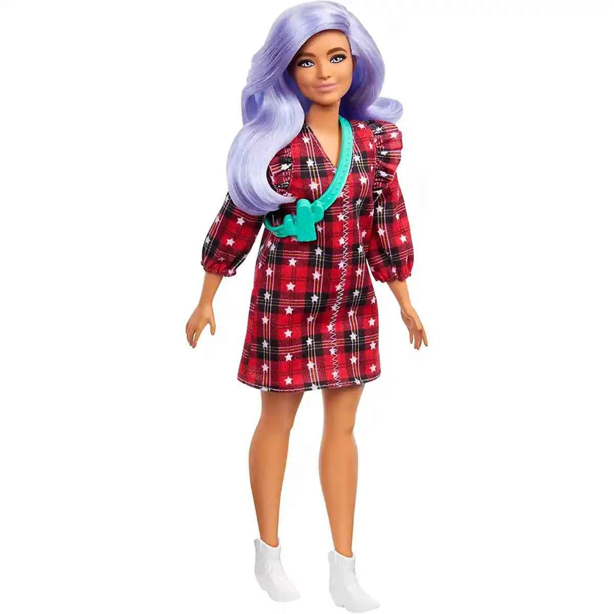 BARBIE FASHIONISTAS DOLL - PLAID DRESS - Kiddy Zone