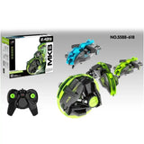 R/C Stunt Car 2.4ghz Transforming Black Mamba 3+