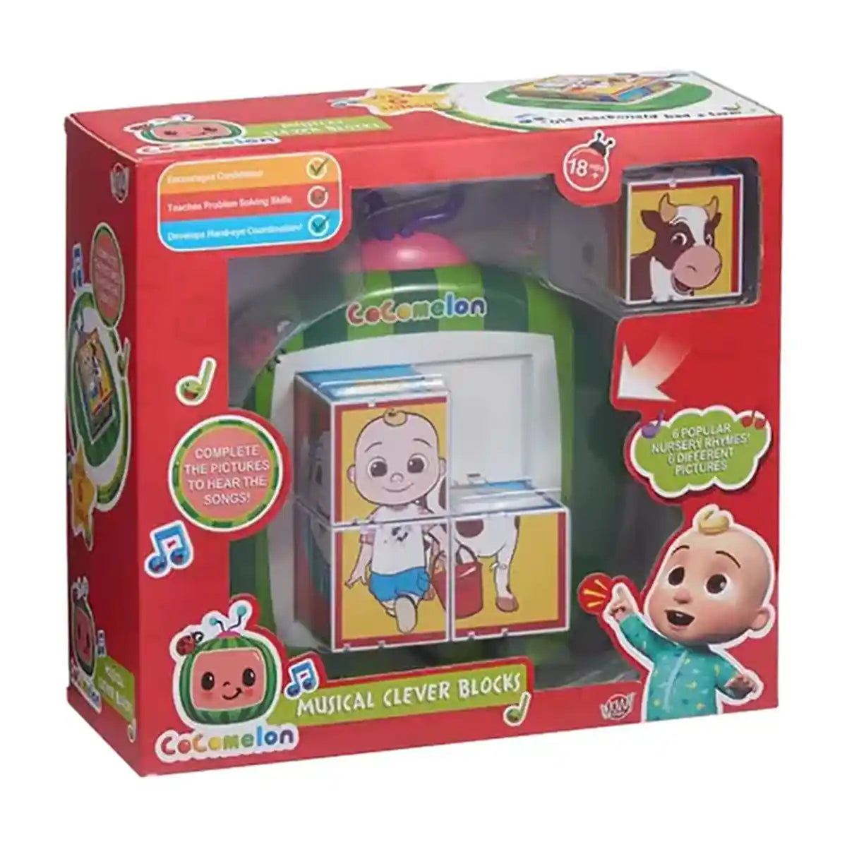 CoComelon Musical Clever Blocks - Kiddy Zone
