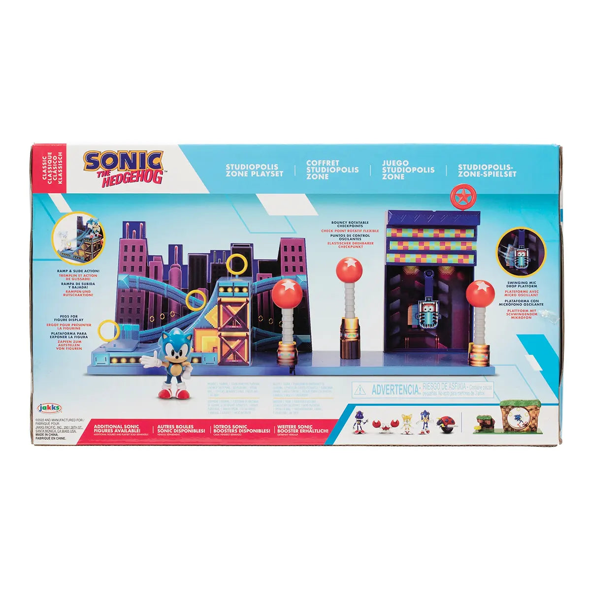 Sonic 2.5" Fig Studiopolis Zone Playset
