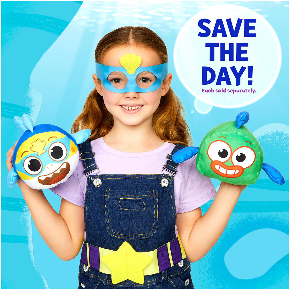 Baby Shark BS Reversible Plush Super Shark