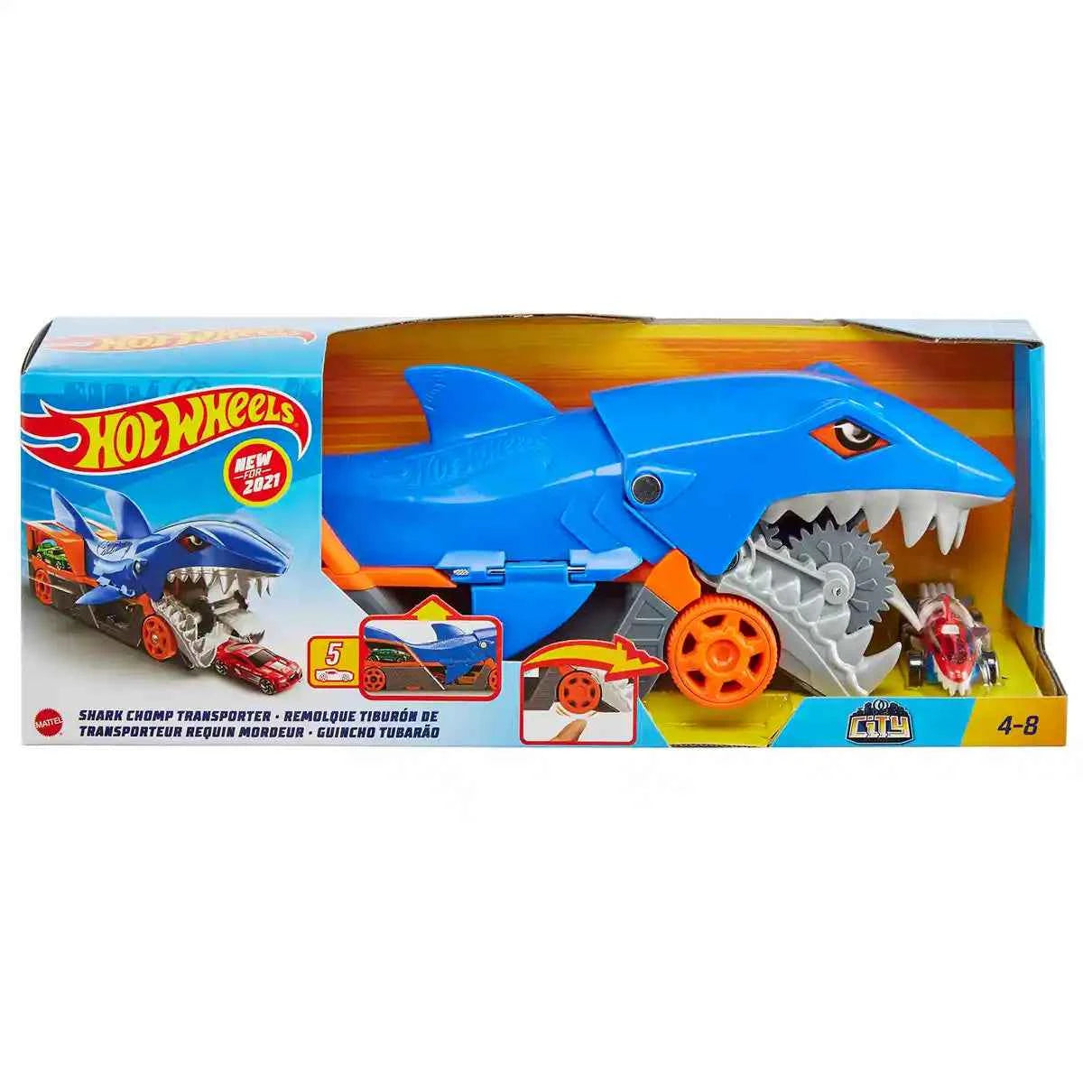 Hot Wheels LSV Shark Chomp Transport - Kiddy Zone